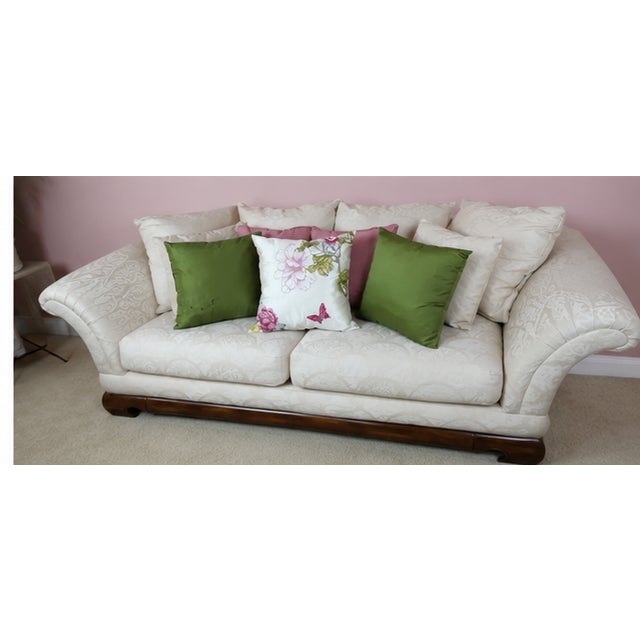 Early 20th Century Chinoiserie Chow Leg Ming Style Sofa by Schnadig International Furniture For Sale - Image 5 of 8