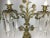 Pair of Late 19th Century Brass Figural Candelabra Lamps With Prisms For Sale - Image 4 of 12