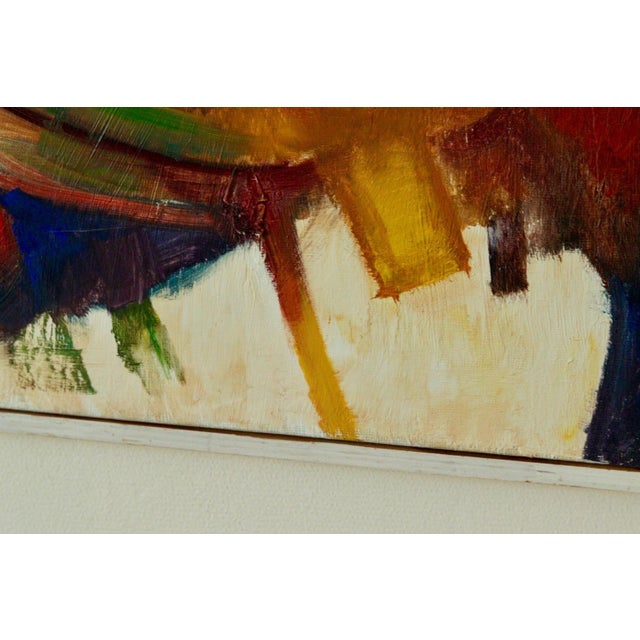Borgenhög, Abstract Composition, 1968, Oil on Canvas, Framed For Sale - Image 9 of 11