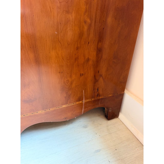 Mid 20th Century Henredon Vintage Bow Front Chest For Sale - Image 5 of 5