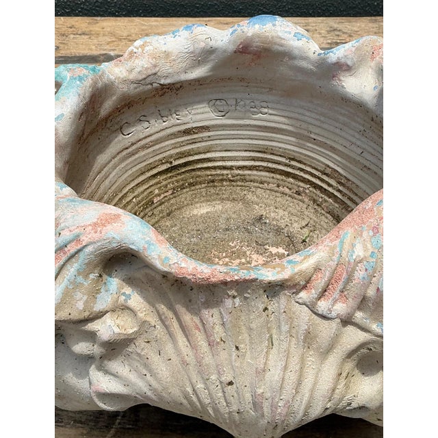 Vintage Ceramic Face Motif Bowl For Sale - Image 9 of 17