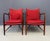 1950s Pair of Finn Juhl Nv #45 Chairs in Walnut by Baker Circa 1955 Mid Century For Sale - Image 5 of 13