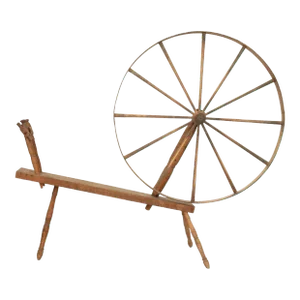 Late 18th Century J Platt Great Wheel Spinning Wheel