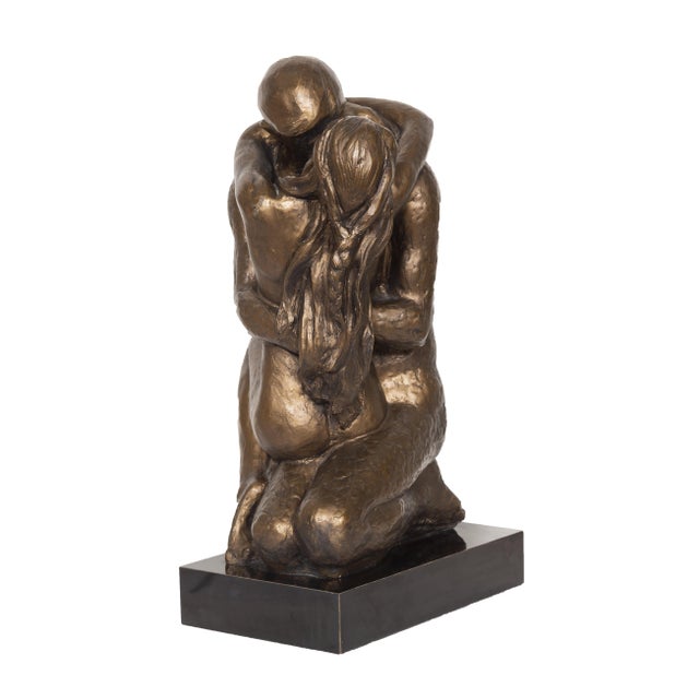 1980s Austin Productions, After Rodin "Lover's Embrace", Bronze