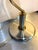 Mid-Century Modern Silver/Brass Banker's Style Desk Lamp For Sale - Image 3 of 6