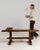 This piece presents as a piece, distinguished by dark aged oak, thick plank top. The piece dates to 1970s, sourced from...