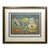 Mikail Chemiakin "Still Life With Fish, Bread and Knife" 1978 Custom Framed For Sale