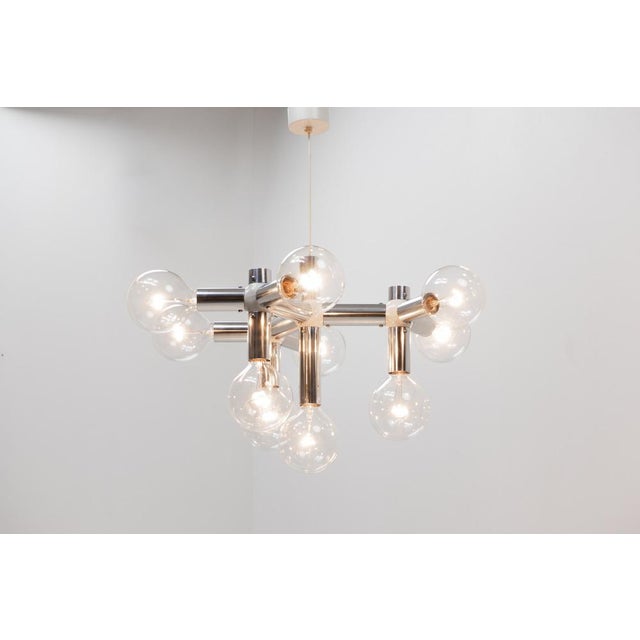 Metal Atomic Ceiling Lamp by Haussmann for Swisslamps International, 1960s For Sale - Image 7 of 13