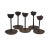 Brown Vintage Oil Burner or Candle Holder, Set of 5 For Sale - Image 8 of 8