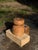 Beech, Bougeoir 6 Candlestick by Romain des Bois Dimensions: D 11 x H 15 cm. Materials: Beech.