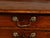 19th Century English Georgian Period Mahogany Desk with Ten Graduating Drawers and Shelf For Sale - Image 12 of 12