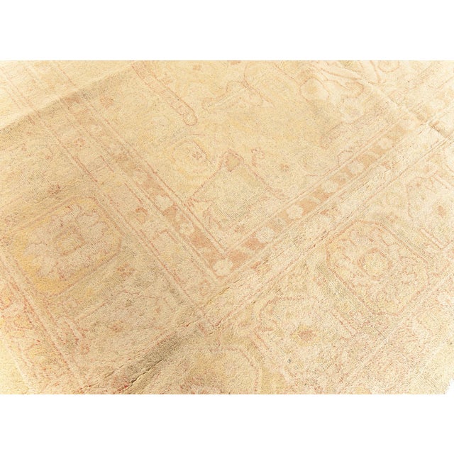 One-of-a-kind Vintage Indian Amritsar Handmade Wool Rug For Sale In New York - Image 6 of 10