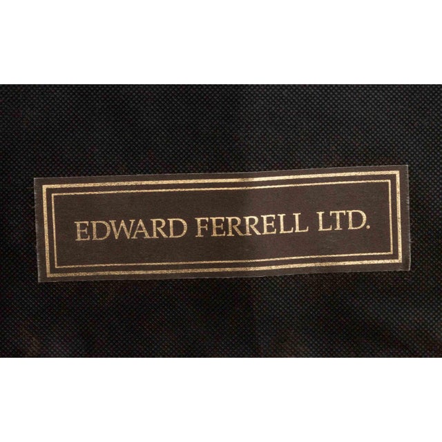 Red Edward Ferrell Victorian Style Button-Tufted Red Fabric Upholstered Slipper Chair For Sale - Image 8 of 8