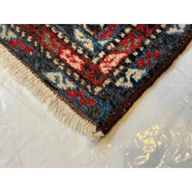 1920s Antique Persian Heriz, 2'5" X 3'8" For Sale - Image 5 of 5