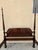 Traditional Vintage Georgian Federal Style Mahogany Four Poster Rice Carved Queen Sz Bed For Sale - Image 3 of 16