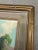1950s Mid Century Perlita Stokes Plein Air Painting Landscape Oil Board Gilt Wood Frame California Impressionism For Sale - Image 10 of 12