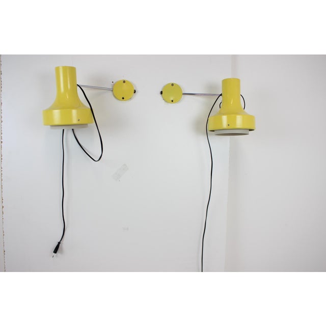 Wall Lamps attributed to Josef Hurka for Napako, 1960s, Set of 2 For Sale - Image 10 of 16