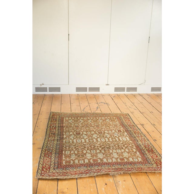 Antique Caucasian Rug - 3'5" x 4'6" For Sale - Image 11 of 18