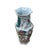 Asian Oriental Hexagonal Floral Peacocks Graphic Porcelain Art Vase For Sale - Image 3 of 7