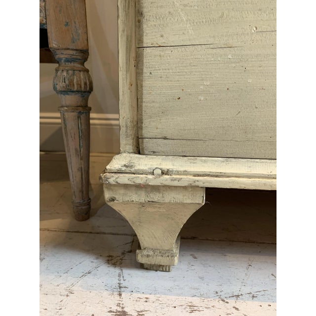 Antique Swedish Painted Rococo Vitrine, 1770 For Sale - Image 13 of 16