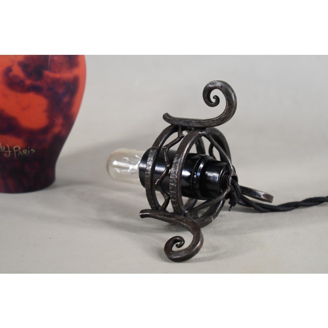 French Art Deco Incense Burner Night Lamp by Robj Daum - 1925 France For Sale - Image 11 of 11