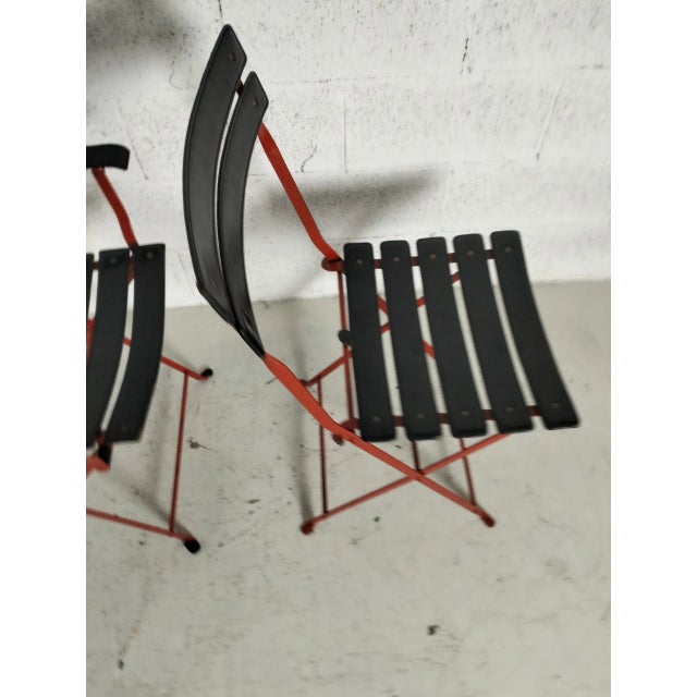 Celestina Folding Chairs attributed to Marco Zanusso for Zanotta, 1970s, Set of 2 For Sale - Image 12 of 13