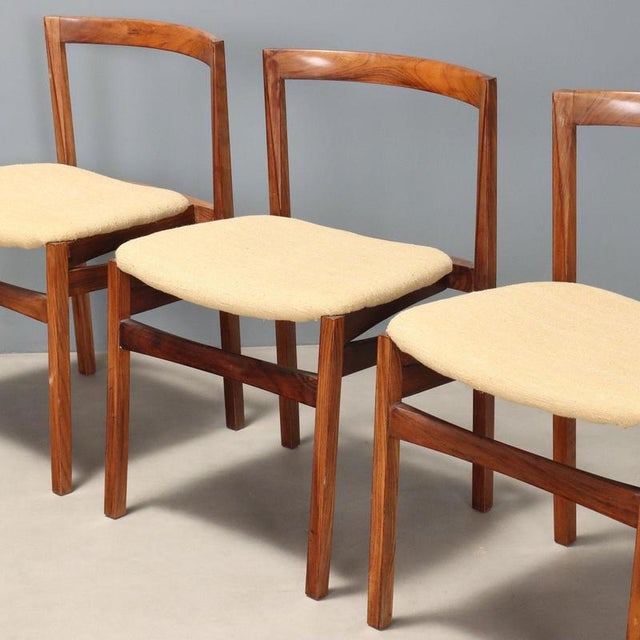 Wooden Dining Chairs, 1960s, Set of 4 For Sale - Image 4 of 11