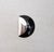 Metal Vintage 1980s Signed Monet Rhodium Plated Black Enamel Brooch For Sale - Image 7 of 9
