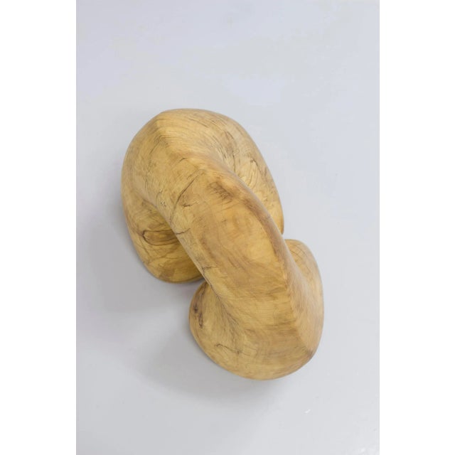 Wood Danish Free Form Sculpture in Maple For Sale - Image 7 of 12
