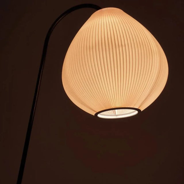 French Floor Lamp by Jean Rispal for Rispal, 1955 For Sale - Image 10 of 11