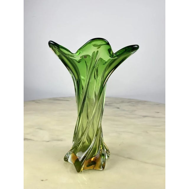 Mid-Century Vase in Murano Glass, Italy, 1960s For Sale - Image 10 of 11