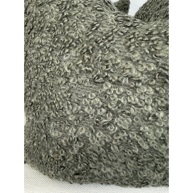 Custom pair of 22" pillows covered in Zak + Fox "Noos" in color 03. These pillows have tapered corners to prevent dog...