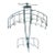 Vintage Metal Wire Airplane Sculpture For Sale