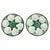 Majolica Oyster Plates, France, 1920s, Set of 2 For Sale - Image 9 of 9