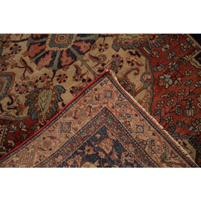 Vintage Farahan Sarouk Rug - 3'3" x 4'8" For Sale - Image 13 of 13