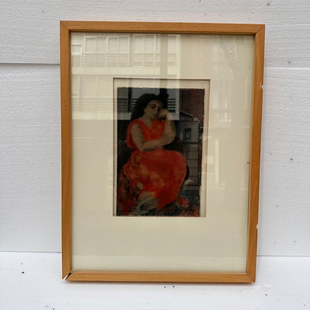 Timoteo Pérez Rubio, Sketch of Rosa Chacel, 1920s, Watercolor For Sale - Image 15 of 18