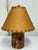 Design Plus Gallery presents an Organic Modern Live Edge Rustic Wood Table Lamp, signed “A”. The solid wood base is formed...