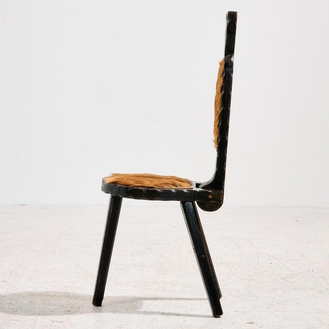 Vintage Hand-Crafted Side Chair, 1970s For Sale - Image 6 of 17