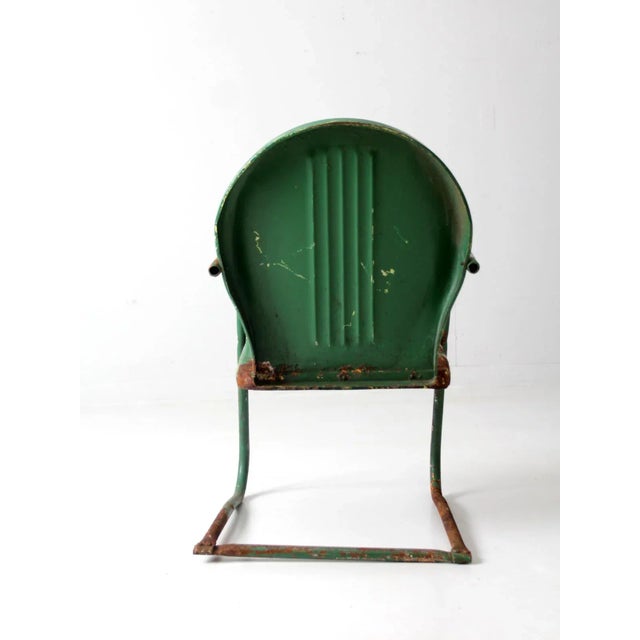 Green Mid Century Patio Chair For Sale - Image 8 of 11