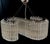 Vintage Murano Chandelier with Its Letter S Shape with Murano Prism Glass, Venice, Italy For Sale - Image 9 of 18
