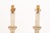 Italian 1940s Large Italian Gilt & Hand-Painted Candlestick Lamps For Sale - Image 3 of 12
