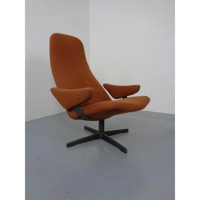 Contourett Roto Swivel Chair by Alf Svensson for Dux, Sweden, 1960s For Sale - Image 4 of 14