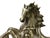 Chinese Silver Pewter Color Mid Rearing Horse Metal Figure For Sale - Image 12 of 12