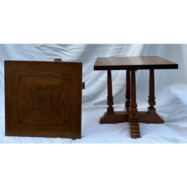 Mid 20th Century Mid Twentieth Century Thomasville Hollywood Regency Burl Wood Side Tables- a Pair For Sale - Image 5 of 12