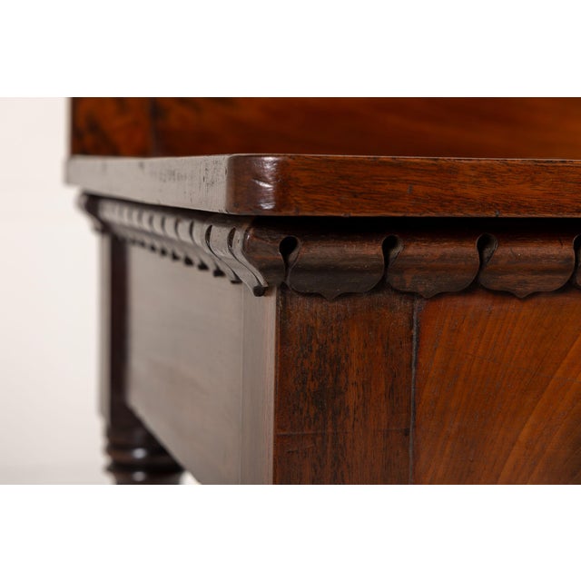 19th Century English Regency Mahogany Serving Table For Sale - Image 3 of 8