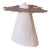 Talisman Side Table #1 in Stoneware and Bronze by Margaux Leycuras For Sale