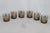 Coins of the World Lowball Bar Glass Set 6pc Black With 22k Gold Design 4920b For Sale - Image 13 of 13