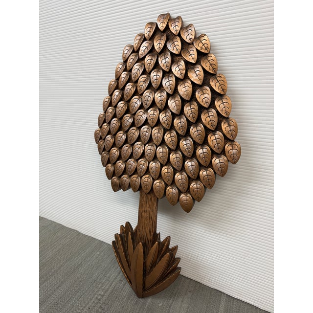 Mid-Century Modern Universal Statuary Corporation Tree of Life Wall Hanging, 1970's For Sale - Image 3 of 12