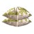 Modern Pair of 24'' Ann Gish Majorelle Leaf Pillows For Sale - Image 3 of 8