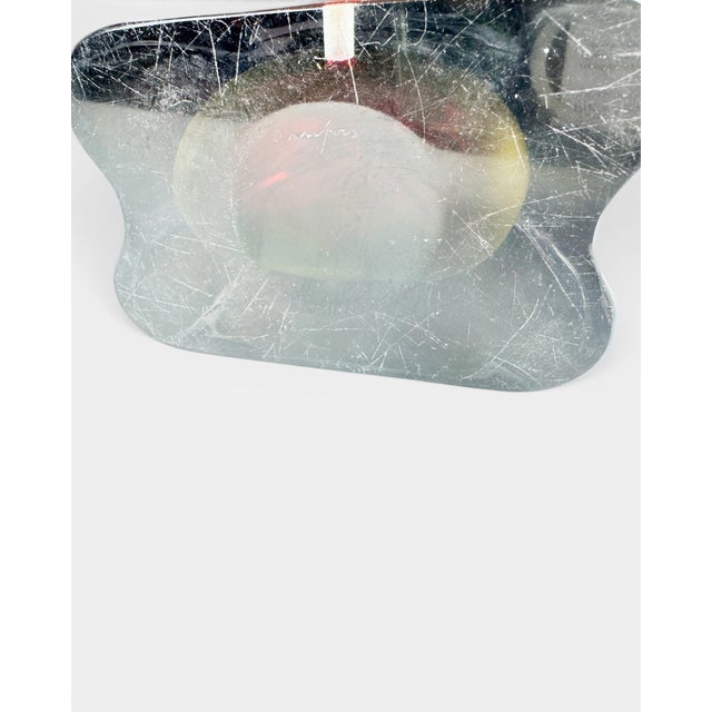 Orrefors Vintage Table Lamp with Red Cased Glass by Carl Fagerlund for Orrefors, 1960s For Sale - Image 4 of 6